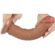 Dildo scorrevole 17 x 4 cm marrone