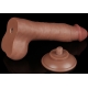 Schuifhuid Dildo 14,5 x 4cm Bruin