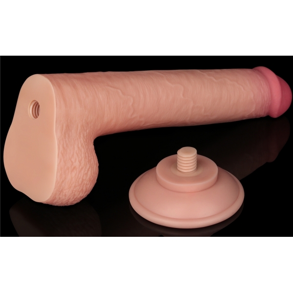 Dildo a pelle scorrevole 16 x 4,2 cm