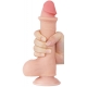 Dildo de pele deslizante 14,5 x 4cm