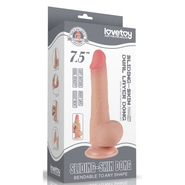 Dildo con borsetta scorrevole 13 x 3,8 cm