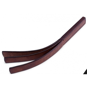 LuxuryFantasy Three Layers Genuine Leather Paddle BROWN