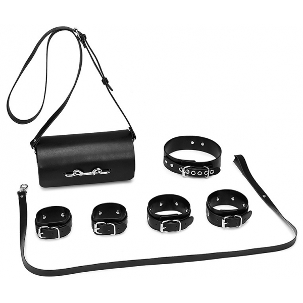 Carrying Bag Bondage Bdsm Kit BLACK