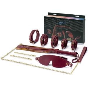 LuxuryFantasy Kit SM 5 Pièces SEX NAVY Bordeaux