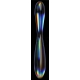 Glass Dildo Double Delight 22 x 3.6cm Transparent