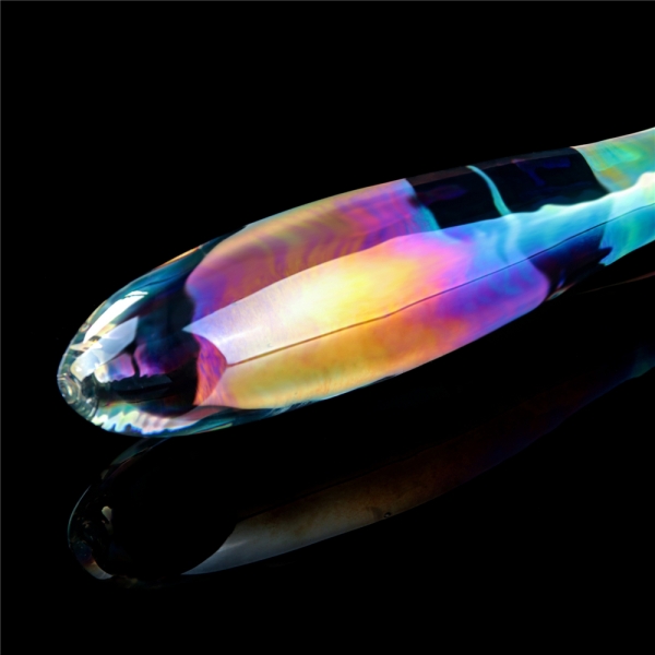 Glass Dildo Double Delight 22 x 3.6cm Transparent