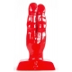 Plug Zizi Double Finger Fuck 10 x 4 cm Vermelho