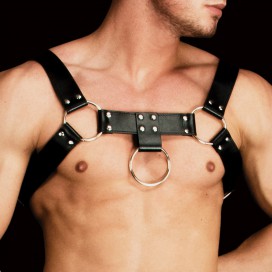 Ouch! Harness Costas Adjustable Leatherette Harness