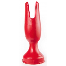 Plug anal ZIZI PRONG 15 x 5.5 cm Rouge