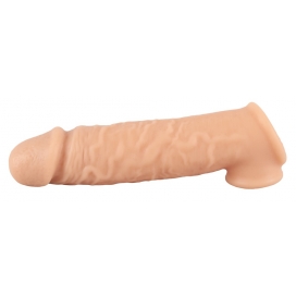 Funda para pene con extensión realista 16,5 x 3,7 cm