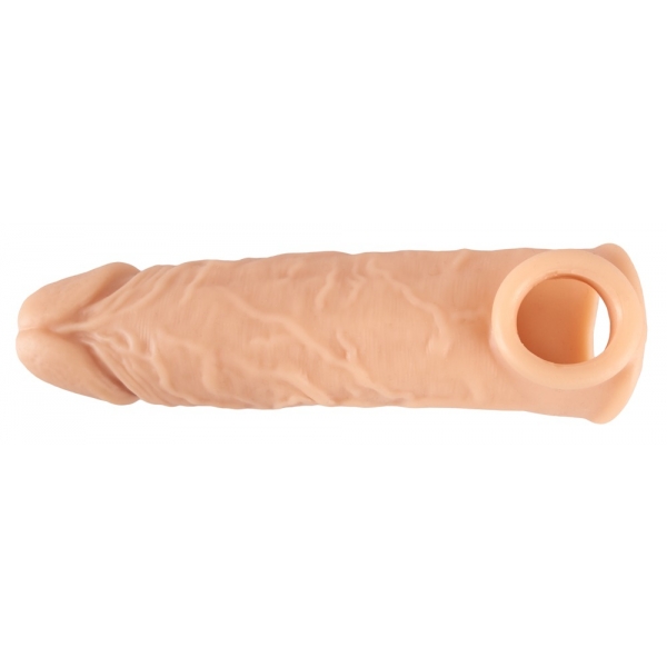 Funda para pene con extensión realista 16,5 x 3,7 cm