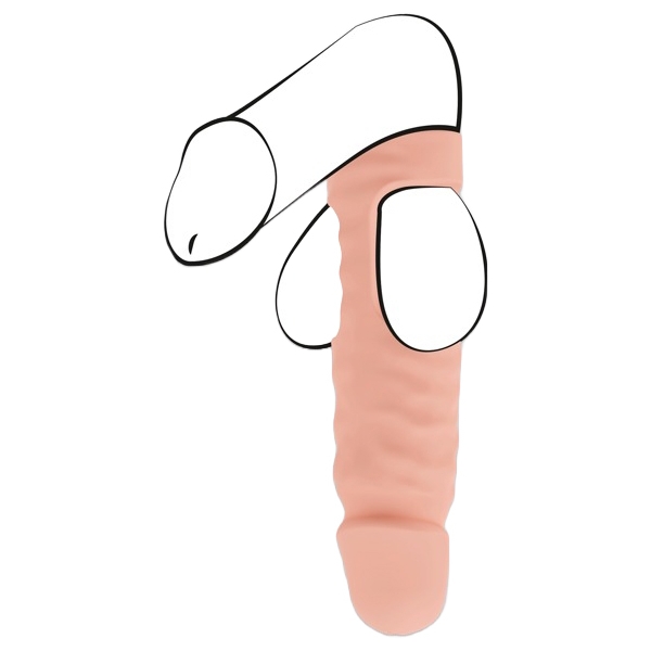 Sextoy Doppelte Penetration Ball Fuck 9 x 4.7cm