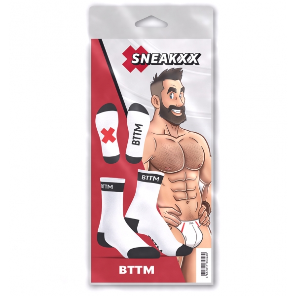 Bttm SneakXX white socks