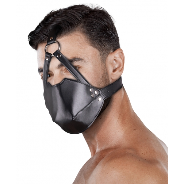 Gag with Ball and Muzzle Gag Black