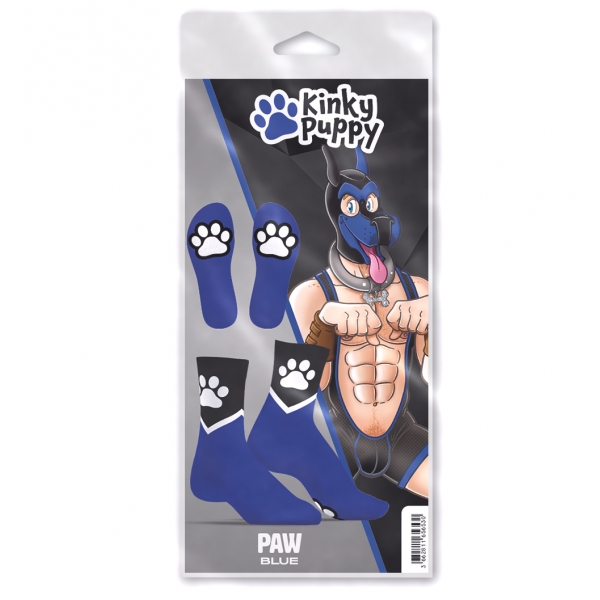 Paw Kinky Puppy Socks Blue
