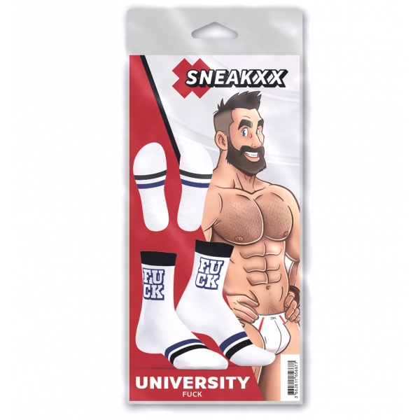 Fuck University SneakXX Socken