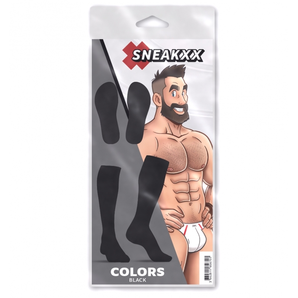 COLORS Meias altas SneakXX Preto