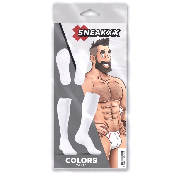 COLORS SneakXXX High Socken Weiß