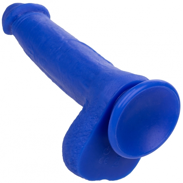 Consolador vibrador Captain 16 x 4 cm Azul