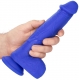 Dildo vibratório Captain 16 x 4 cm Azul