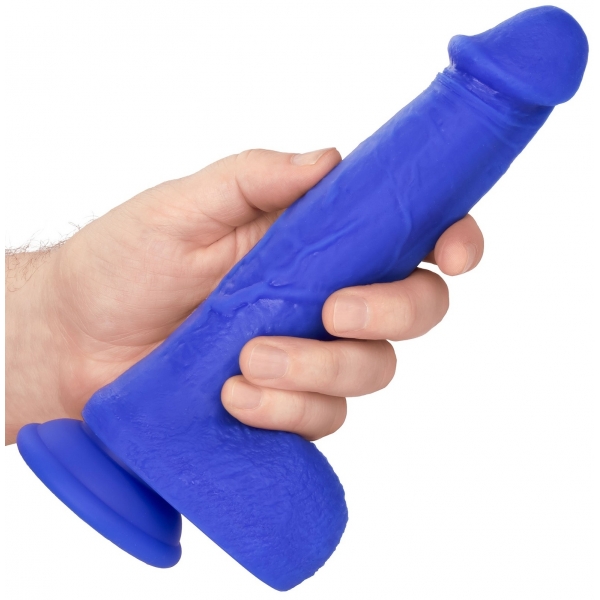 Vibrating dildo Captain 16 x 4 cm Blue