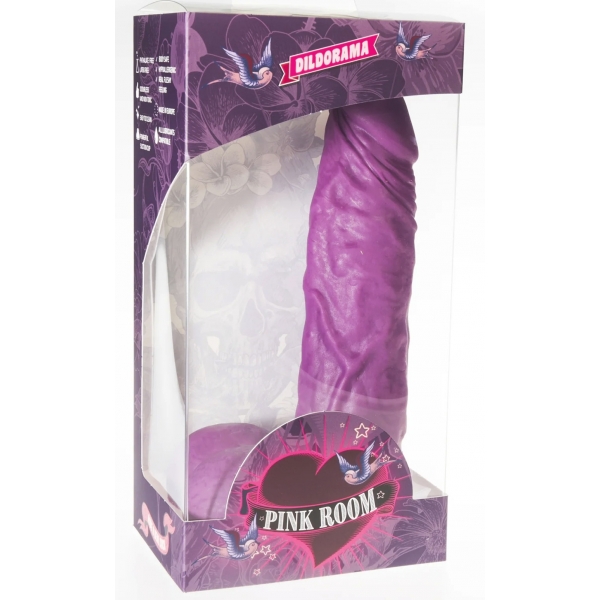 Dildo P10 Nate 18 x 5 cm Roxo