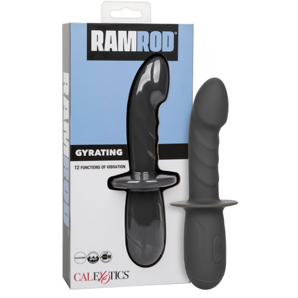 Dildo vibrante Ramrod con impugnatura rotante 11 x 3,2 cm