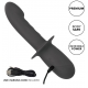 Consolador vibrador Ramrod con mango giratorio 11 x 3,2 cm