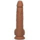 Dildo vibrante Fuck Squirting 17 x 4,2 cm Marrone