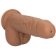 Neuk vibrerende dildo 17 x 4.2cm Bruin