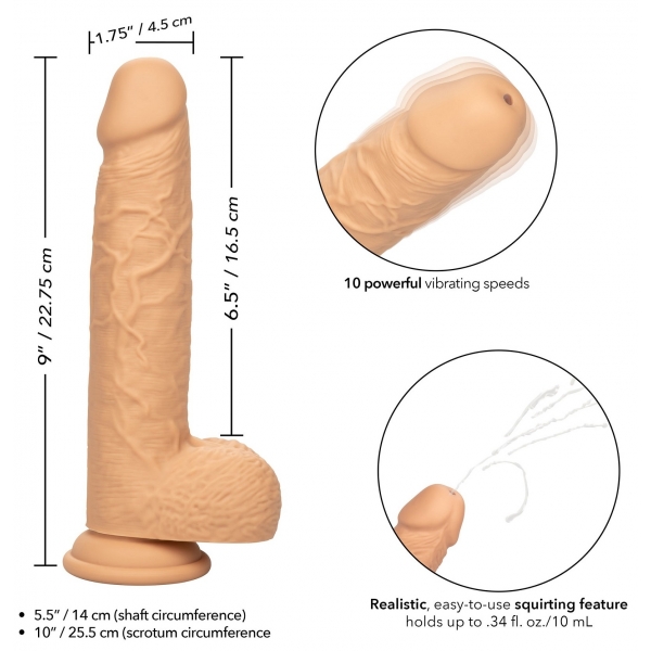 Neuk vibrerende dildo 17 x 4.2cm