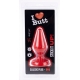 Plug Classic M I Love Butt 13 x 5,3 cm Rosso