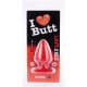 Plug Fat S I Love Butt 11 x 6 cm Rosso