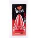 Plug Fat M I Love Butt 14 x 7,5 cm Rojo