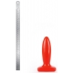 Plug anal SLIM L I Love Butt 14 x 4.8 cm Rouge