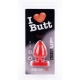 Plug SPADE S I Love Butt 9 x 5.3 cm Rouge