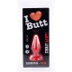 Plug anal CLASSIC XS I Love Butt 9 x 3 cm Rouge