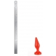 Plug Classic XS Ik hou van kont 9 x 3 cm Rood