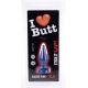 Plug Classic XS I Love Butt 9 x 3 cm Azul