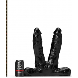 All Black Steroïd Dildo Duplo ABS03 Teamwork All Black Steroid 25 x 7cm