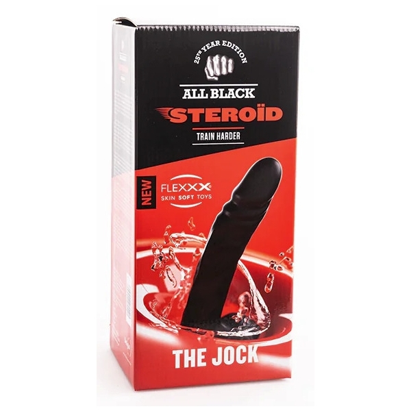 Consolador ABS01 The Jock All Black Steroïd 22 x 5.5cm