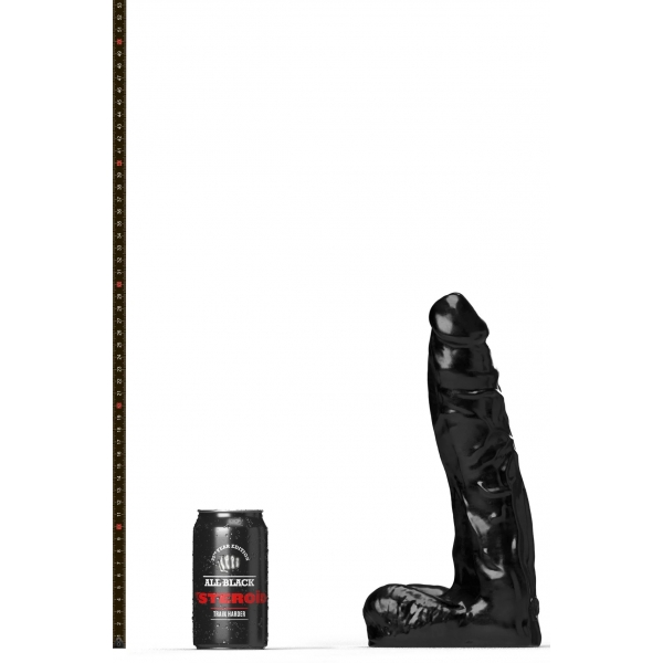 Dildo ABS02 The Coach The All Black Steroïd 25 x 7 cm