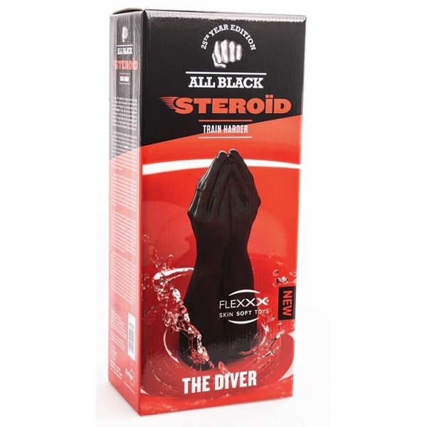 Dildos ABS16 The Diver All Black Steroid 30 x 14cm