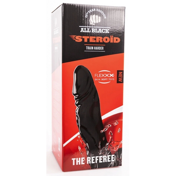 Dildo ABS17 The Referee All Black Steroid 39 x 10.5cm