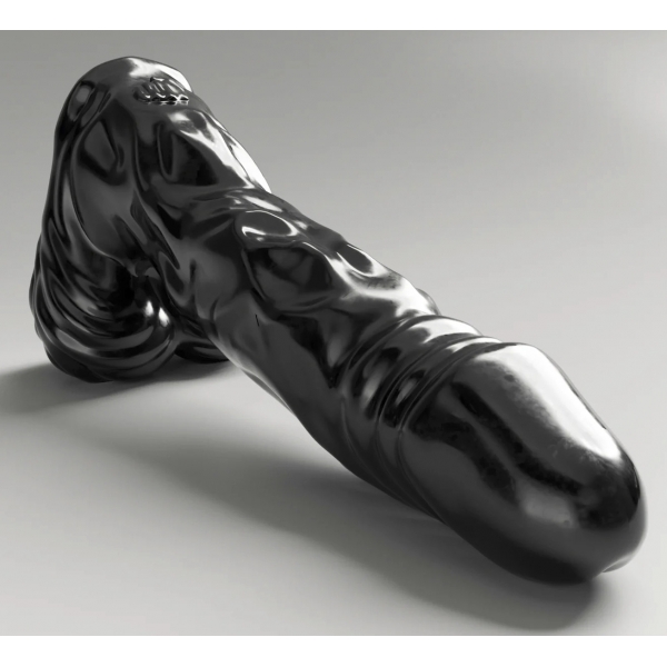 Dildo ABS17 De Scheidsrechter Helemaal Zwart Steroïd 39 x 10,5cm