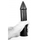 Dildo AB09 Torpedo Helemaal Zwart 23 x 5,5cm