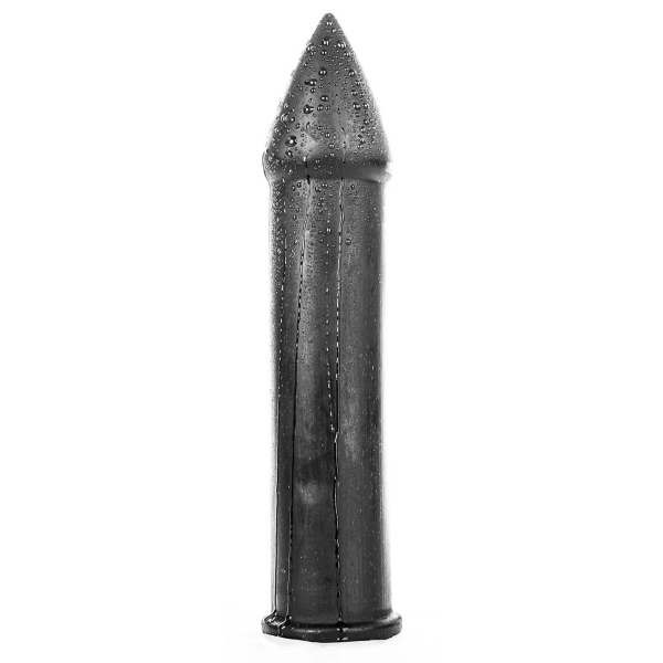 Dildo AB09 Torpedo Helemaal Zwart 23 x 5,5cm