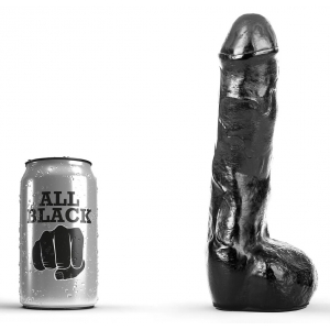 All Black Dildo AB12 Keith All Black 17 x 4.5cm