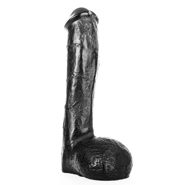 Dildo AB14 Vince helemaal zwart 18 x 5,2cm