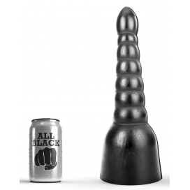 Dildo AB17 Bole Helemaal Zwart 22 x 6,5cm